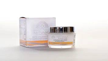 MITVANA Revitalizing Night Cream With Almond  Palasha 50g-thumb1