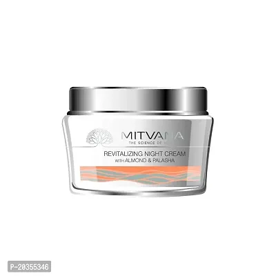 MITVANA Revitalizing Night Cream With Almond  Palasha 50g