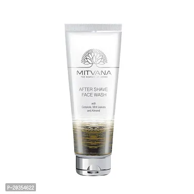 MITVANA After Shave Face Wash 100ml with Gotukola,Mint  Almond-thumb2