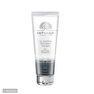 MITVANA Oil Control Face Wash For Men 100ml with Licorice ,Acacia  Chamomile