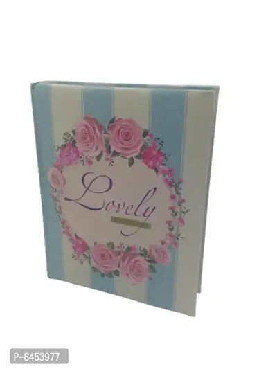 FLOWER DESIGN EXPORT QUALITY MULTI COLOR  PHOTO ALBUM  SIZE 4x6-104 PHOTOS POCKETS  TOTAL 104 PHOTO POCKETS-thumb0