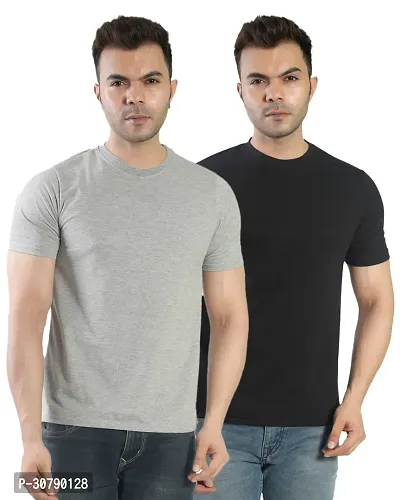 Fashion Cotton T Shirt for Men Pack of 2