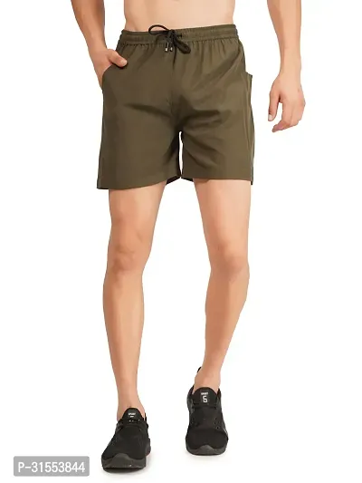 Trendy Cotton Solid Regular Fit  Shorts for Men-thumb0