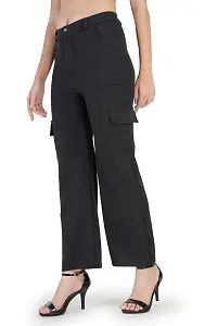 Stylish Regular Fit Four Pockets Cargo Style Trouser-thumb1