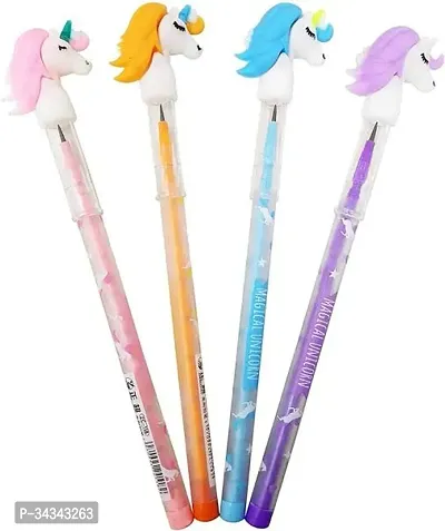 Ganpati Unicorn Pencil 4 Pieces-thumb0