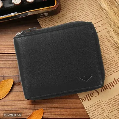 Stylish wallet for men Black color Free Size-thumb0