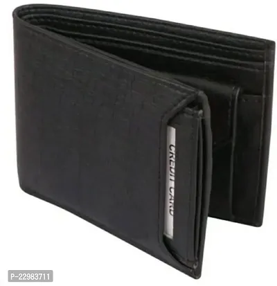 Stylish wallet for men Black color Free Size-thumb0