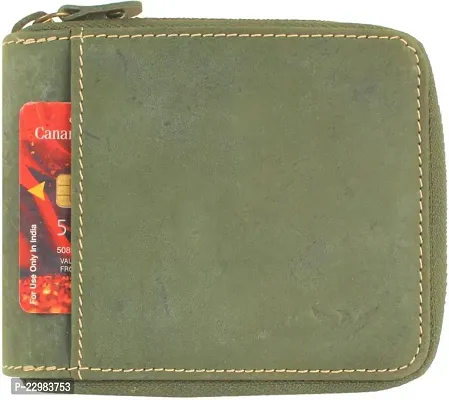 Stylish wallet for men Green color Free Size-thumb0