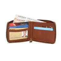 Men's Formal Brown Genuine Leather Wallet-thumb4