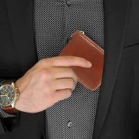 Men's Formal Brown Genuine Leather Wallet-thumb2