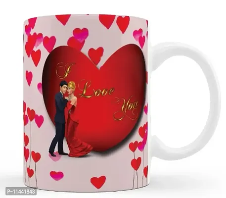 I Love You Couple Printed Coffee Mug