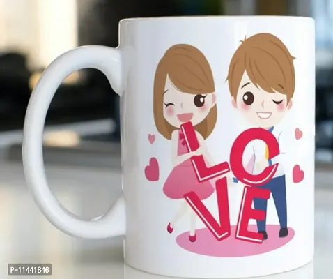 All You Need Is Love Couple Printed Coffee Mug Best Special Gift