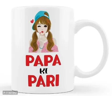 Papa Ki Pari Printed Coffee Mug Best Special Gift for Daughter on Birthday, Daughters day-thumb0