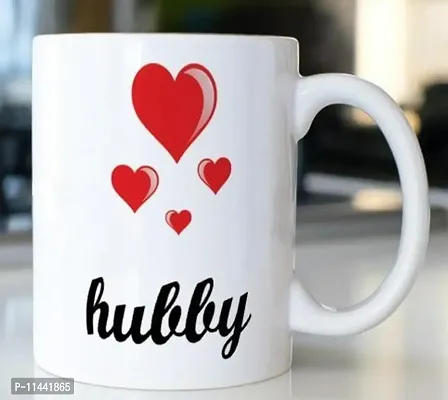 Hubby Printed Coffee Mug Best Gift-thumb0