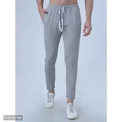 MENS TRACK PANTS CASUAL GREY-thumb0