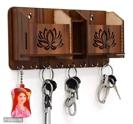 Designer Single Wood Key holder-thumb0