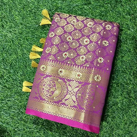 Kanjeevaram Brocade Pattu Silk Sarees