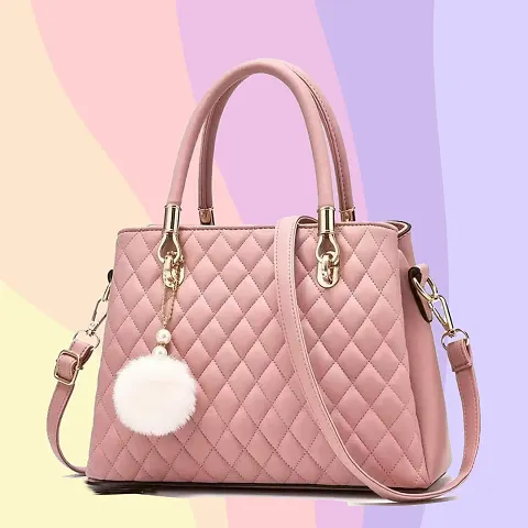 Classic Solid PU Handbag For Women