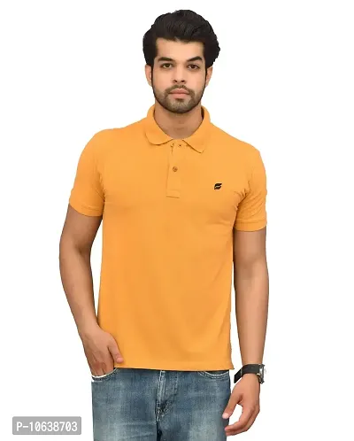 BENAVJI Men's 100% Cotton Regular Polo T-Shirt