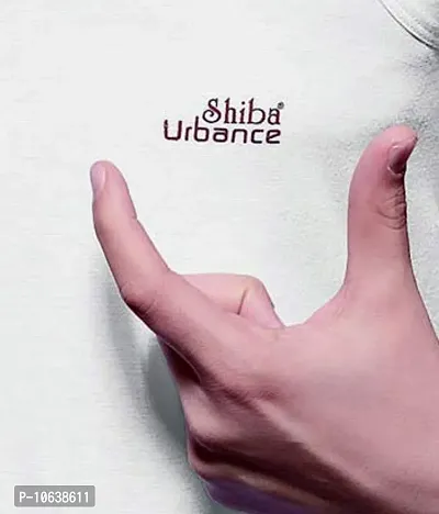 Urbance Shiba Men's Premium Cotton Vest Pack of 3 White-thumb4