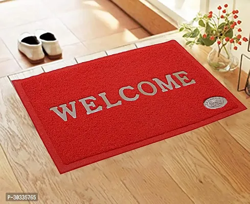 Stylish Multicoloured Polyvinyl Chloride Door Mats Pack Of 2-thumb2