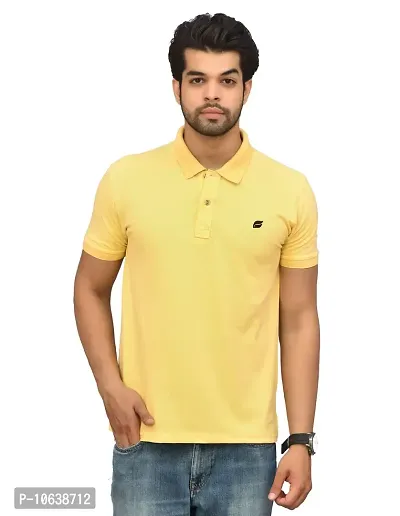 BENAVJI Men's 100% Cotton Regular Polo T-Shirt