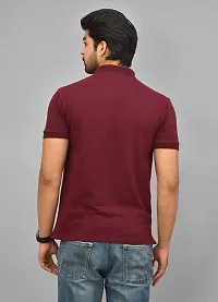 BENAVJI Men's 100% Cotton Regular Polo T-Shirt-thumb3