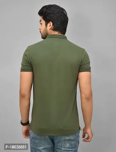 BENAVJI Men's 100% Cotton Regular Polo T-Shirt-thumb4