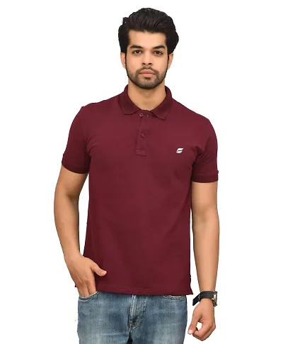 BENAVJI Men's 100% Regular Polo T-Shirt