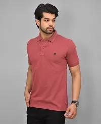 BENAVJI Men's 100% Cotton Regular Polo T-Shirt-thumb1