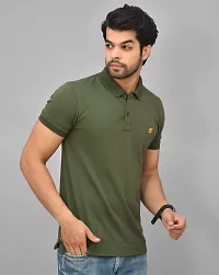 BENAVJI Men's 100% Cotton Regular Polo T-Shirt-thumb1