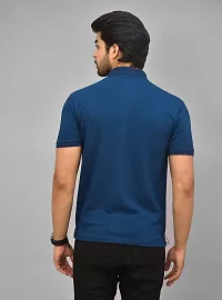 BENAVJI Men's 100% Cotton Regular Polo T-Shirt-thumb3