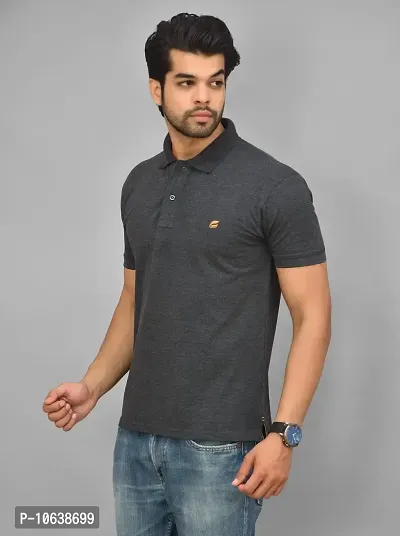 BENAVJI Men's 100% Cotton Regular Polo T-Shirt-thumb2