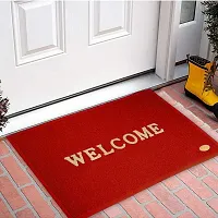 Stylish Red Polyvinyl Chloride Door Mats-thumb2