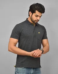 BENAVJI Men's 100% Cotton Regular Pocket Polo Shirt-thumb1