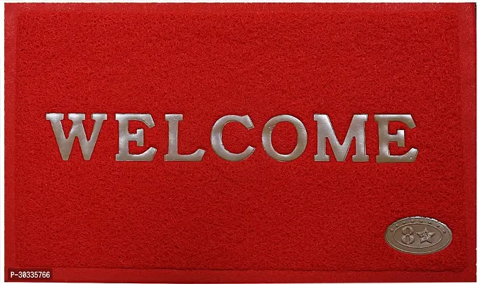 Stylish Red Polyvinyl Chloride Door Mats-thumb4