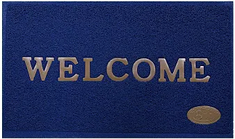 Stylish Blue Polyvinyl Chloride Door Mats-thumb3