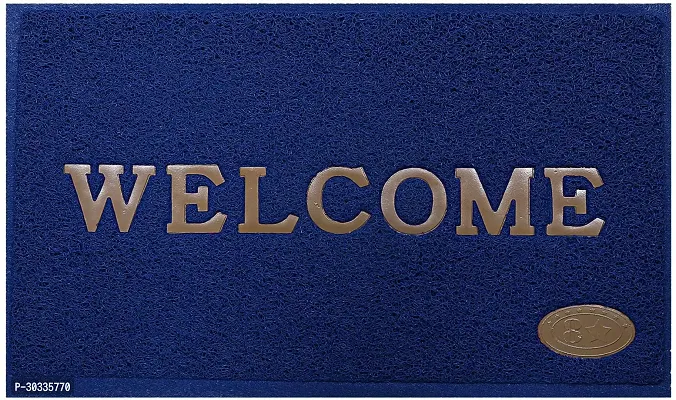 Stylish Blue Polyvinyl Chloride Door Mats-thumb4