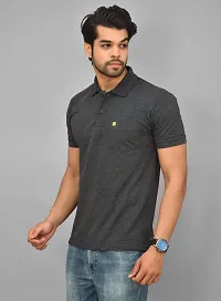 BENAVJI Men's 100% Cotton Regular Pocket Polo Shirt-thumb2