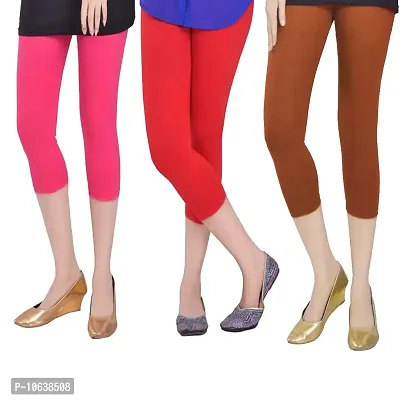 Zunaira Capris for womens/Girls 3/4 leggings for women capri of
