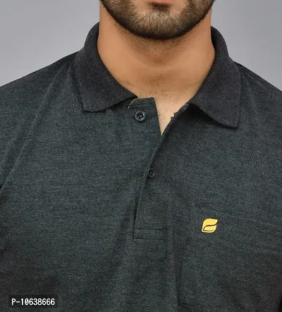 BENAVJI Men's 100% Cotton Regular Pocket Polo Shirt-thumb5