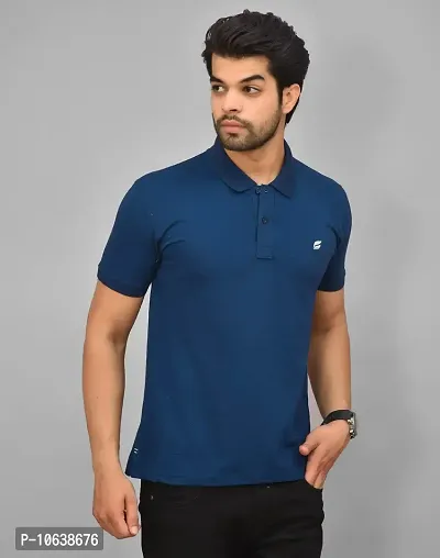 BENAVJI Men's 100% Cotton Regular Polo T-Shirt-thumb5