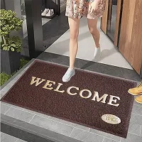 Stylish Brown Polyvinyl Chloride Door Mats-thumb1