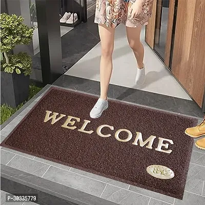 Stylish Brown Polyvinyl Chloride Door Mats-thumb2