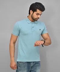 BENAVJI Men's 100% Cotton Regular Polo T-Shirt-thumb4