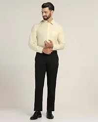 Classic Cotton Blend Long Sleeve Formal Shirts For Men-thumb4