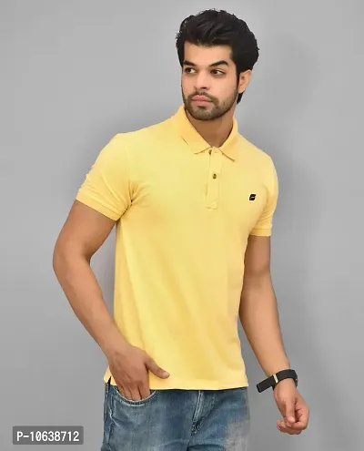 BENAVJI Men's 100% Cotton Regular Polo T-Shirt-thumb5