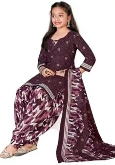 Stylish Cotton Printed Unstitched Suit