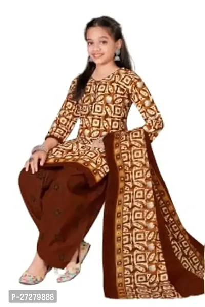 Elegant Cotton Printed Unstitched Dress Material For Women