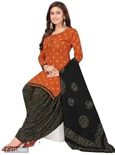 Elegant Cotton Printed Unstitched Dress Material For Women